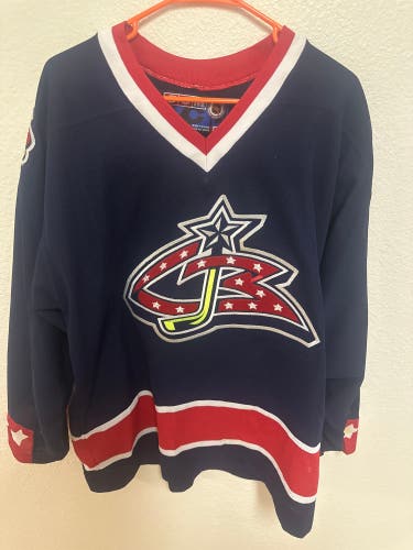 CCM Columbus blue jackets inaugural season jersey