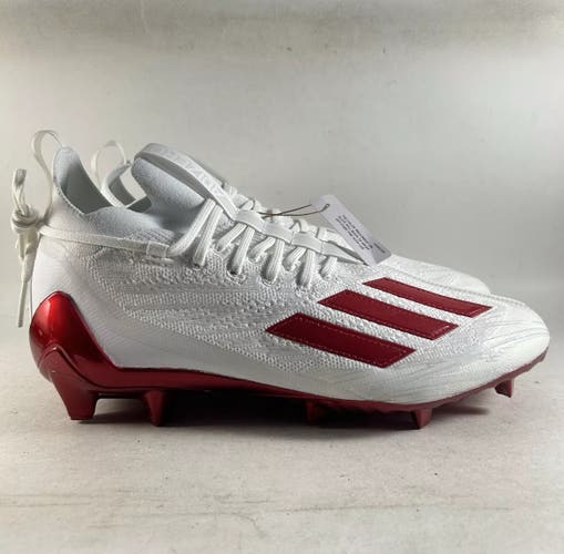 Adidas Adizero Primeknit Men’s Football Cleats White Red Size 12 HP8740