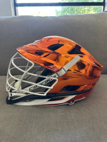 Orange Chrome Cascade S Helmet
