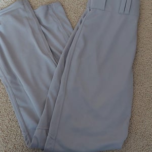 Gray Mens Adult Medium Alleson Baseball Pants