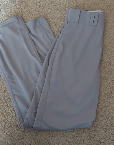 Gray Mens Medium Alleson Baseball Pants