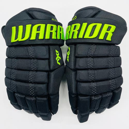 New Dallas Stars BLACKOUT Warrior Alpha AX1 Hockey Gloves-14"