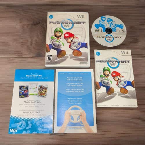 Mario Kart Wii Complete In Box Nintendo, 2008 Tested Works CIB