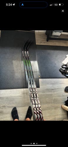 2 Pack New Senior Bauer Left Hand P92 77 Flex Vapor Hyperlite 2 Hockey Stick