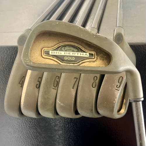 CALLAWAY BIG BERTHA GOLD IRON SET