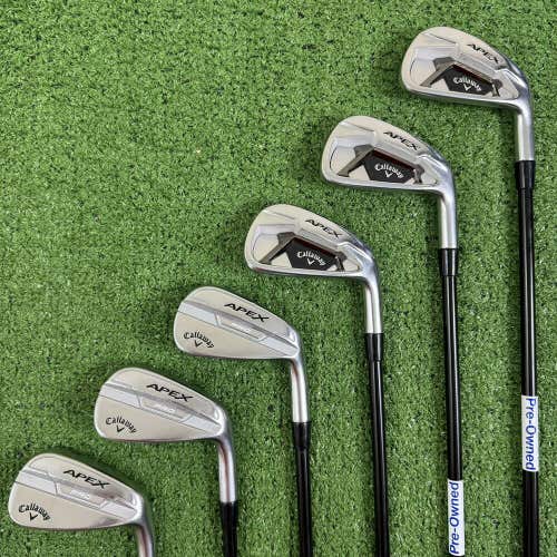 Callaway Apex 21 Apex Pro Combo Iron Set 5-PW MMT Chemical 85 Regular Flex +1/4”