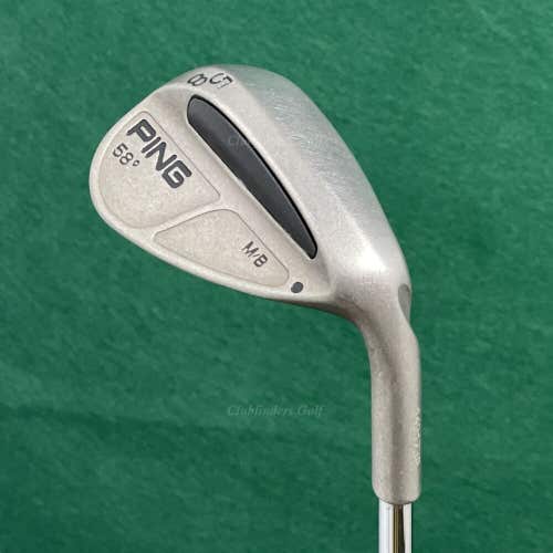 Ping M/B Black Dot 58° LW Lob Wedge Factory CS Lite Steel Stiff