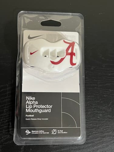 Alabama Crimson Tide Nike Alpha Lip Protector Mouthguard Adult Unisex Team Issue Player Exclusive