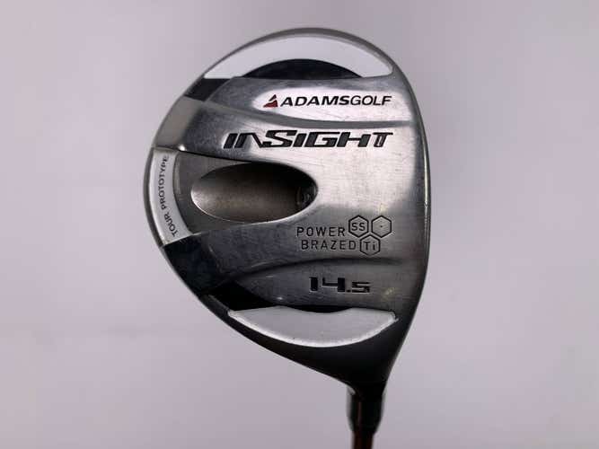 Adams Insight BTY 3 Fairway Wood 14.5* Accra XT80 M4 Stiff Graphite Mens RH