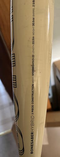 New 2023 Warstic Bonesaber Hybrid BBCOR Certified Bat (-3) Hybrid 30.5 oz 33.5"