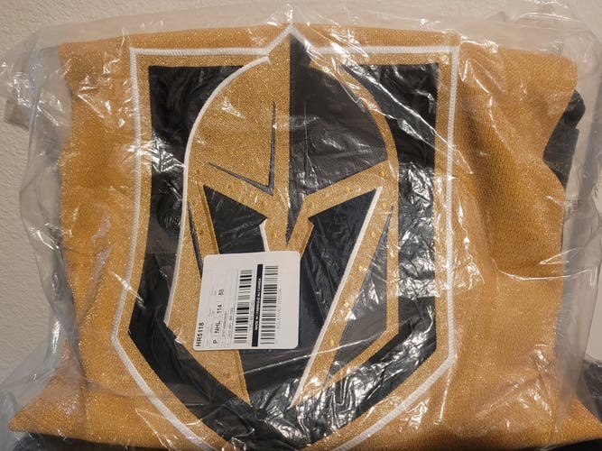 Vegas Golden Knights Adidas PG MiC Pro Stock NHL Hockey Jersey Gold Size 58