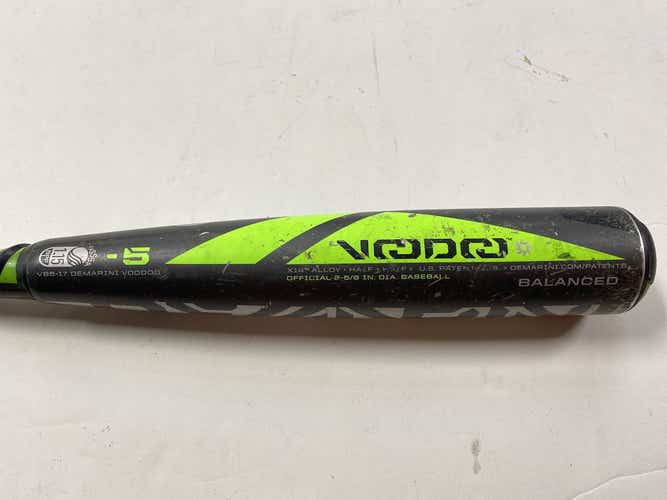 Used Demarini Voodo 30" -5 Drop Usssa 2 5 8 Barrel Bats