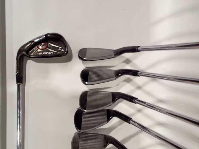 Used Taylormade Burner 2.0 5i-sw Stiff Flex Steel Shaft Iron Sets