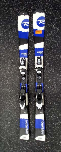 Used Rossignol Scan 120 Cm Boys' Downhill Ski Combo | SidelineSwap