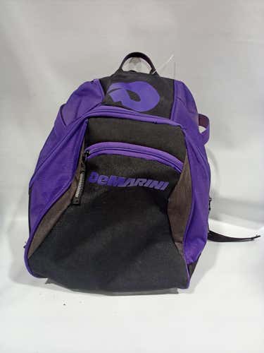 Used Demarini Black And Purple Backpack Baseball And Softball Equipment Bags