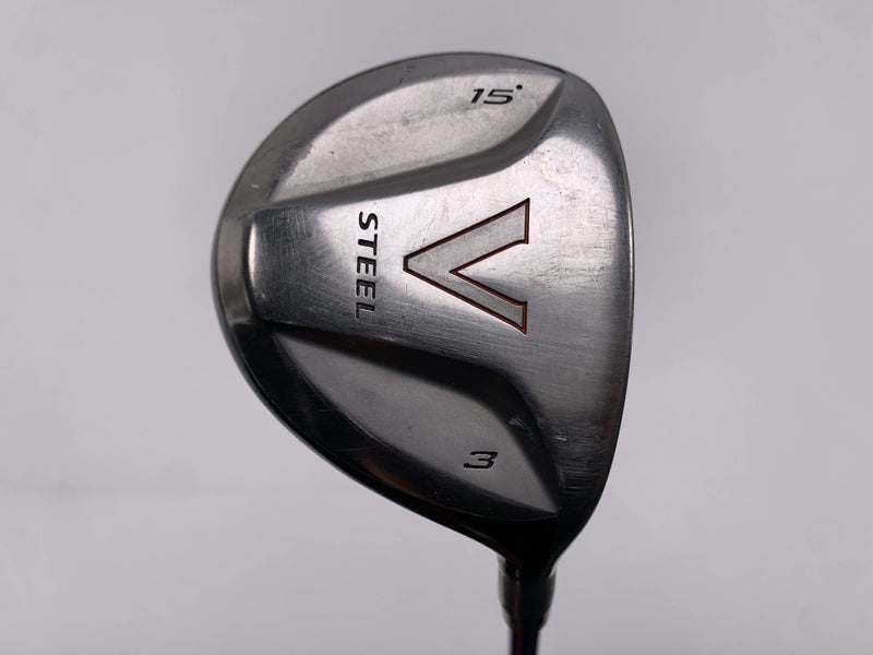 TaylorMade V Steel 3 Fairway Wood 15* OBAN Kiyoshi Purple 04 75g Stiff RH