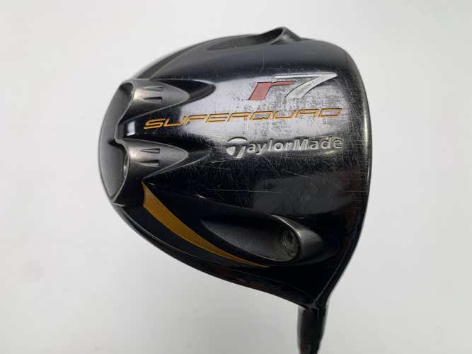 TaylorMade R7 Superquad Driver 9.5* Fujikura REAX 65g Stiff Graphite Mens RH