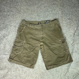 Kuhl Mens Shorts 40 Brown Cargo Hiking Casual Gorp Logo Outdoor Nylon Patina 12"
