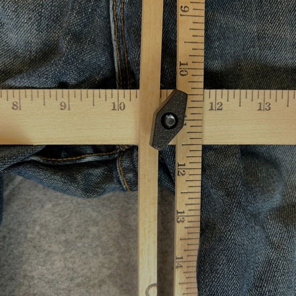 Gap Mens Jeans 38x30 Blue Denim Pant Straight Cotton Button Baggy Y2K 1969