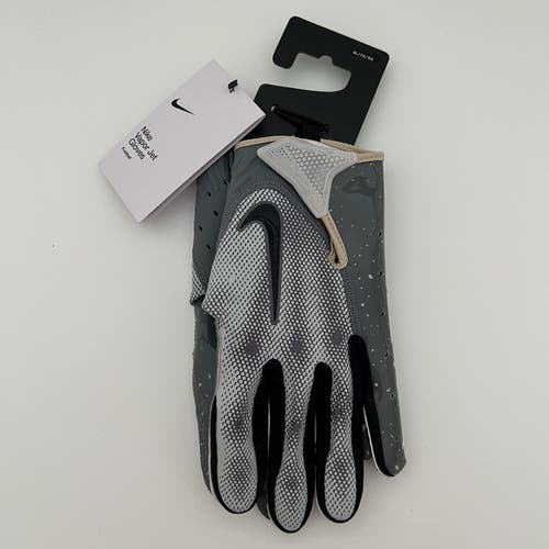 (Size XL) Nike Vapor Jet 7.0 'Energy Gray' Football Gloves