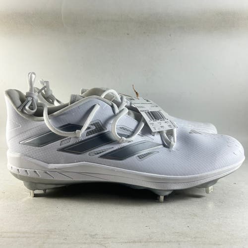 NEW Adidas Adizero Afterburner 9 Mens Metal Baseball Cleats Gray Size 12 IG2313