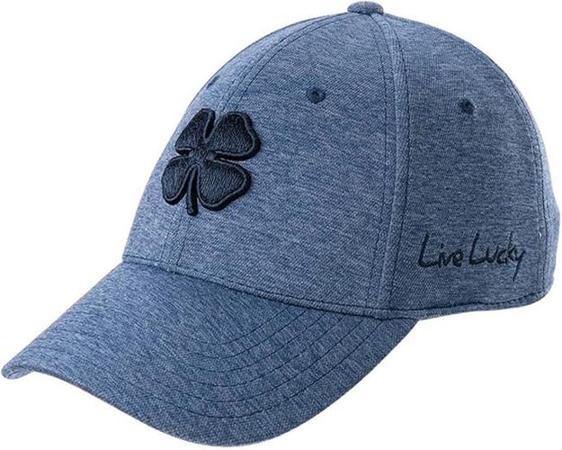 NEW Black Clover Lucky Heather Wave Light Blue Fitted S/M Golf Hat/Cap