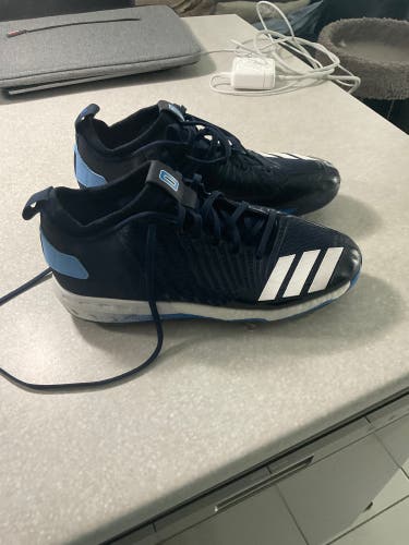 NEW MLB ADIDAS METAL CLEATS 753001 ULTRABOOST TAMPA RAYS SMITH SZ 10.5