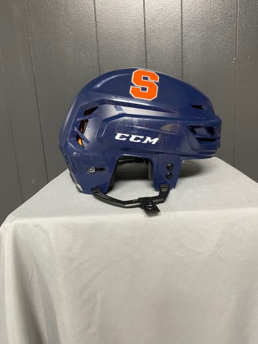 Used Senior Large Navy Blue CCM Tacks 710 Helmet