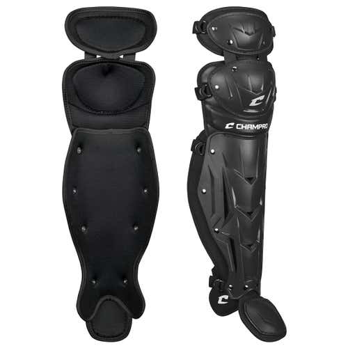 New 13.5" 2 Knee Catch Shin Black