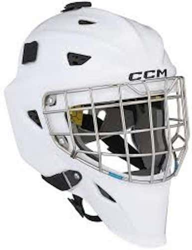 New Axis F5 Goalie Mask Jr White