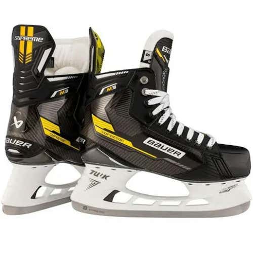 New Bauer Senior Supreme M3 Ice Hockey Skates Senior 11.5