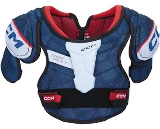 New Ccm Junior Next Shoulder Pad Hockey Shoulder Pads Lg