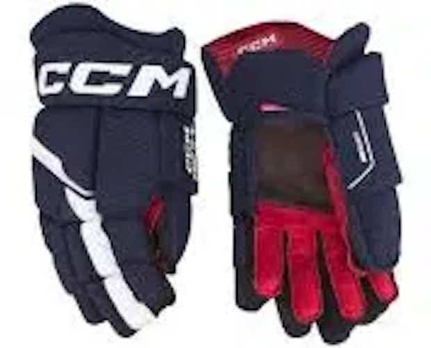 New Ccm Youth Next Glove Hockey Gloves 9"