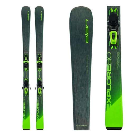 New Elan Men's Explore 8 Ls Men's Downhill Ski Combo 160 Cm