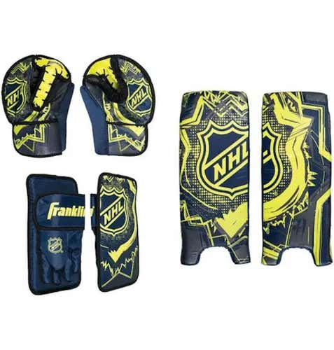 New Nhl Goalie Equip Set Yth Med