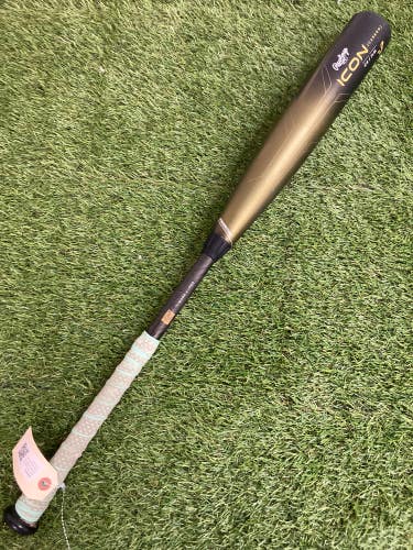 Used 2023 Rawlings Icon Bat BBCOR Certified (-3) Composite 29 oz 32"