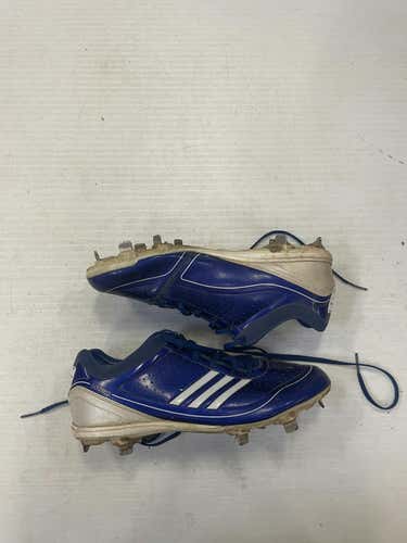 Used Adidas Metal Senior 10.5 Baseball And Softball Cleats