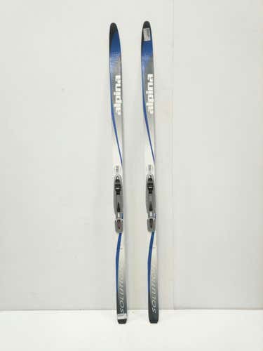 Used Alpina Solution Boys' Cross Country Ski Combo