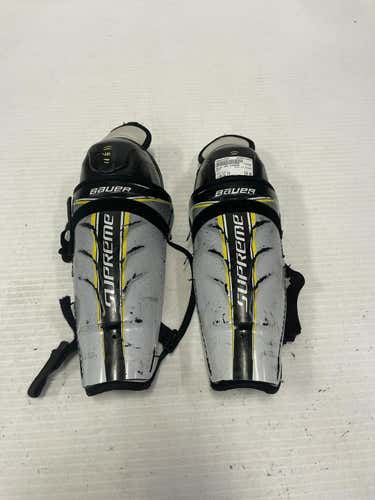 Used Bauer One Supreme 12" Hockey Shin Guards