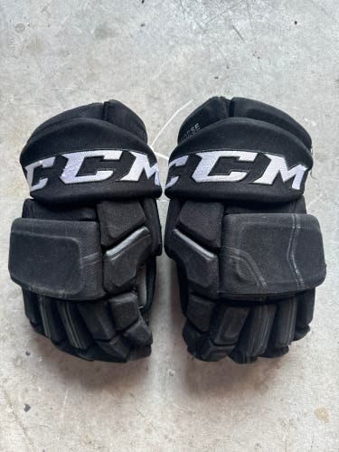 NHL Vegas Golden Knights Used CCM 14” Pro Stock HGQL Gloves Black