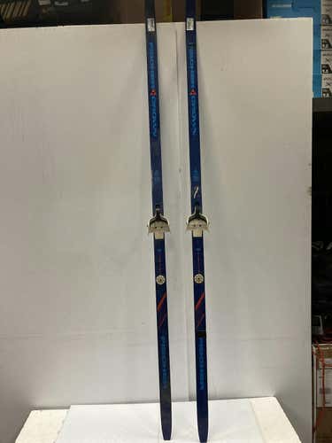 Used Fischer 210 Crown 75 Mm Binding 210 Cm Men's Cross Country Ski Combo