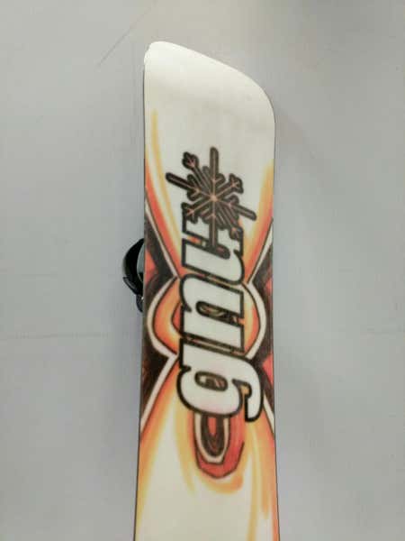 Used Gnu Carbon High Beam 157 Cm Men's Snowboard Combo