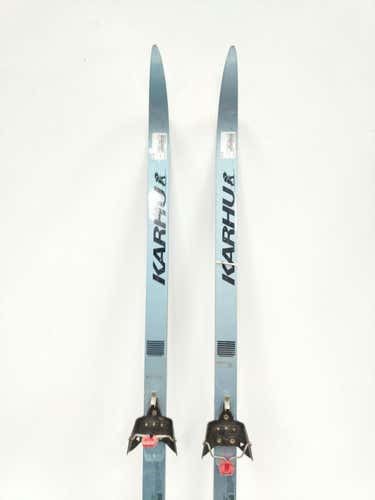 Used Karhu 150cm Graphite Boys' Cross Country Ski Combo