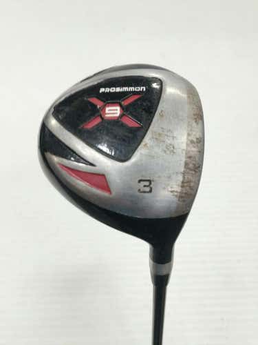 Used Prosimmon X9 3 Wood Stiff Flex Graphite Shaft Fairway Woods