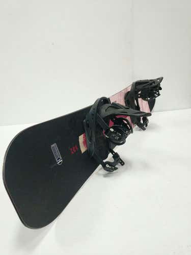 Used Rome Sds Burton Lidsen Binding 147 Cm Women's Snowboard Combo