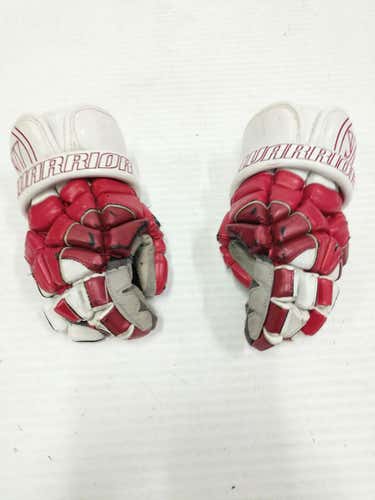 Used Warrior Md4 Lg Junior Lacrosse Gloves