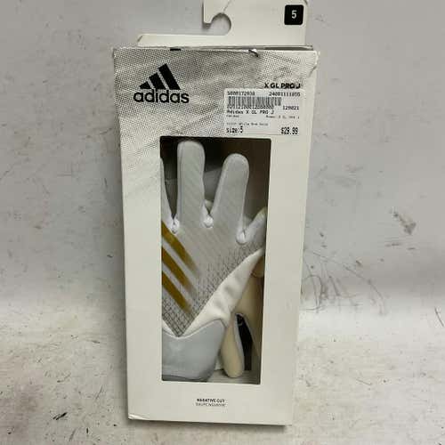 Used Adidas X Gl Pro J 5 Soccer Goalie Gloves