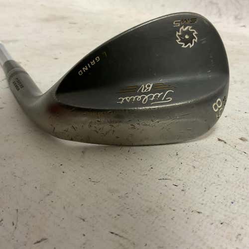 Used Titleist Sm5 L Grind 58 Degree Stiff Flex Steel Shaft Wedge