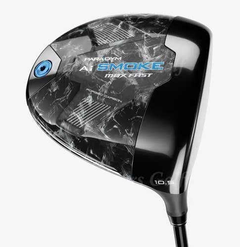 NEW Callaway Paradym Ai Smoke Max Fast 10.5° Driver Tensei 40 R2 Seniors w/HC