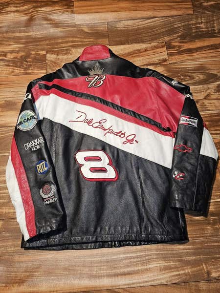 Vintage Dale Earnhardt Jr #8 Chase Wilsons Leather Budweiser